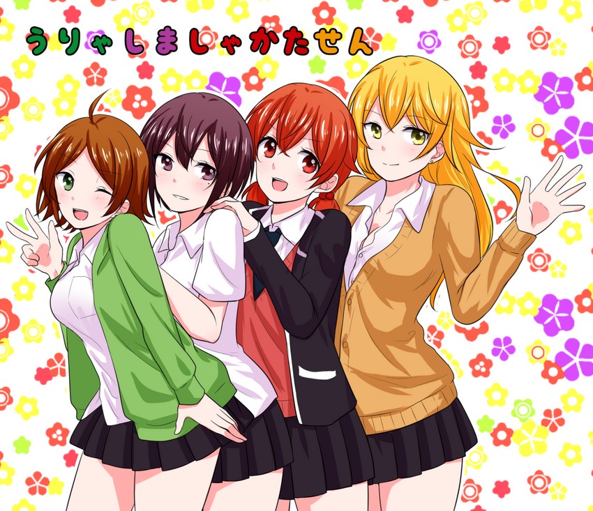 aho no sakata, uratanuki, senra, shima, shimako, and 3 more (urashimasakatasen) drawn by rummy_73