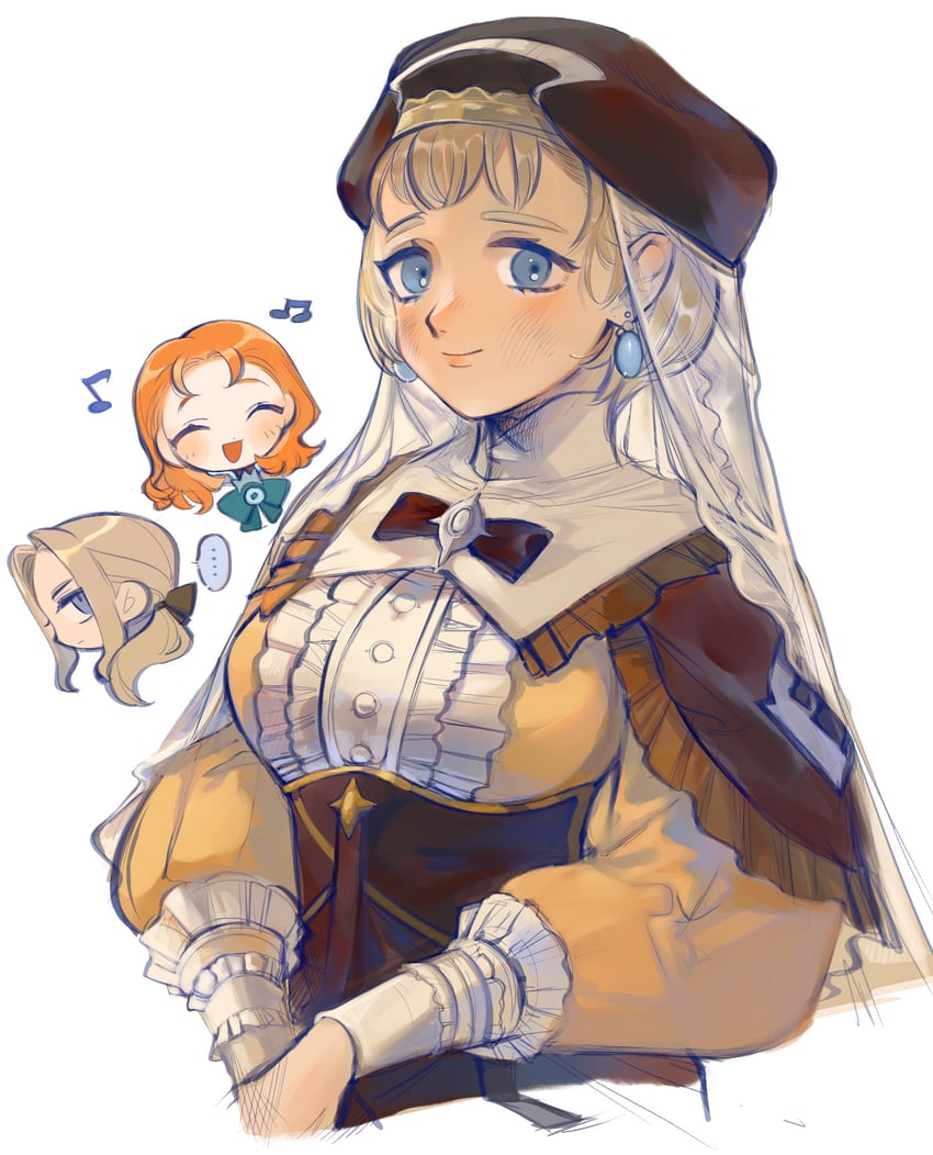 mercedes von martritz, annette fantine dominic, and jeritza von hrym (fire emblem and 1 more) drawn by mochako_(motyako_1005)