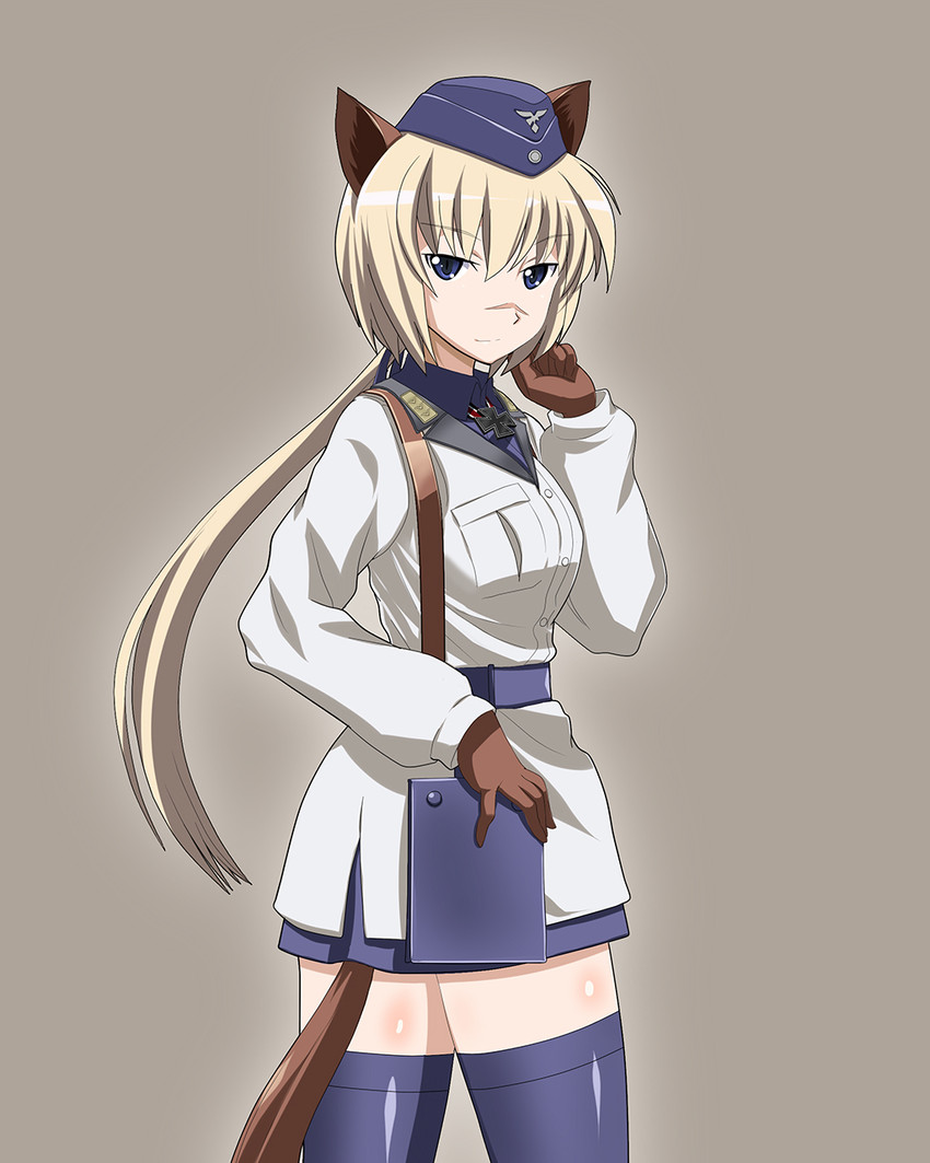 hanna rudel (world witches series and 1 more) drawn by kaneko_(novram58)