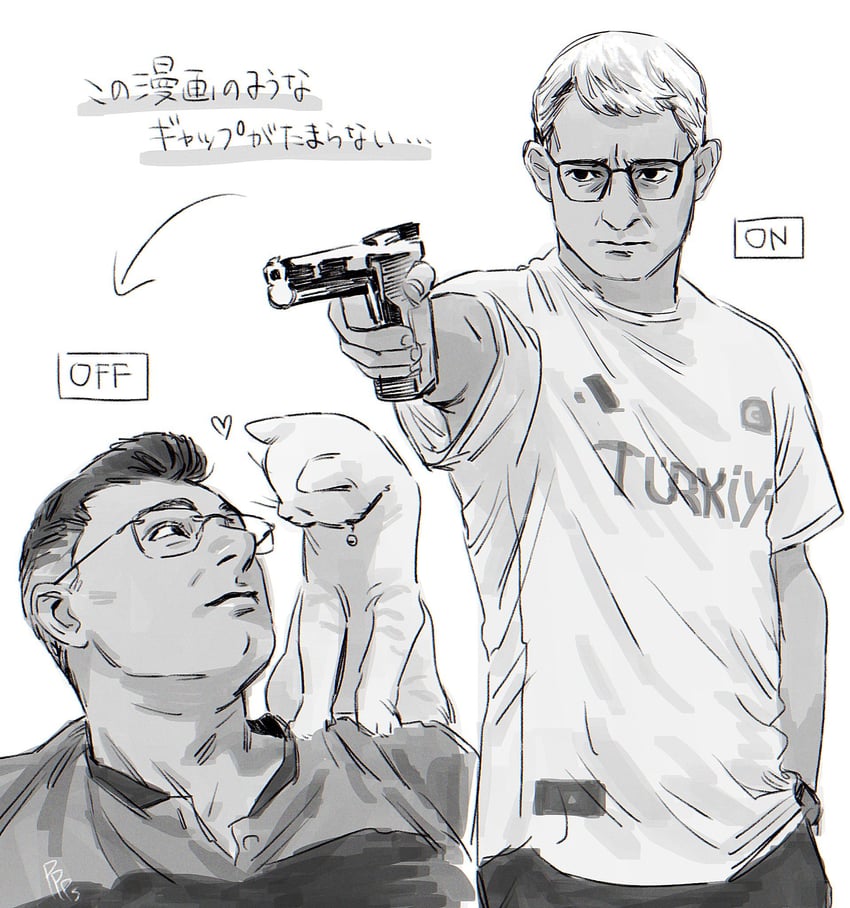 yusuf dikec (real life and 2 more) drawn by popi_paretto