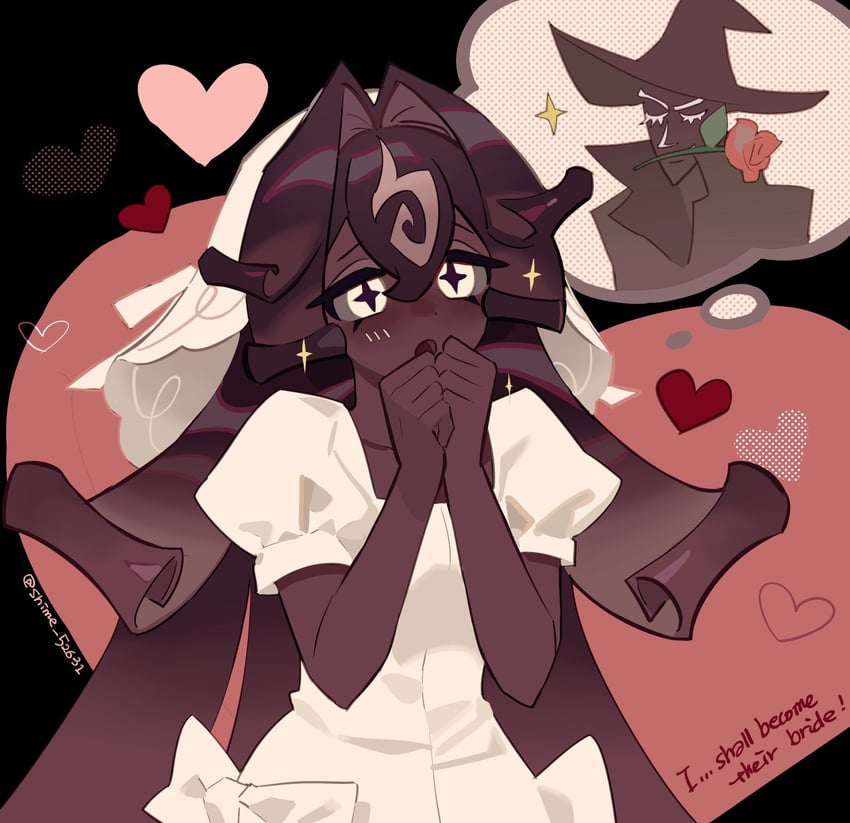 black forest cookie and the witch (cookie run and 1 more) drawn by shime52631