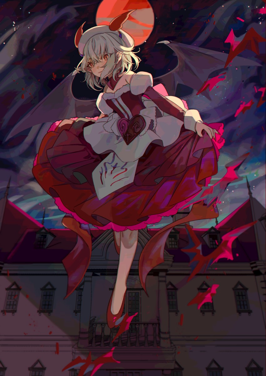 remilia scarlet (touhou and 1 more) drawn by shi_chimi