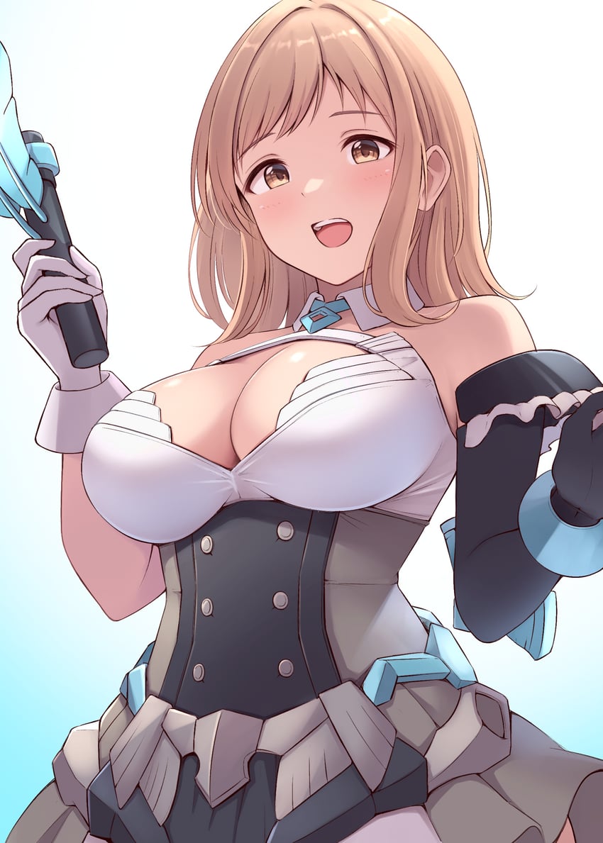 sakuragi mano (idolmaster and 2 more) drawn by warubo