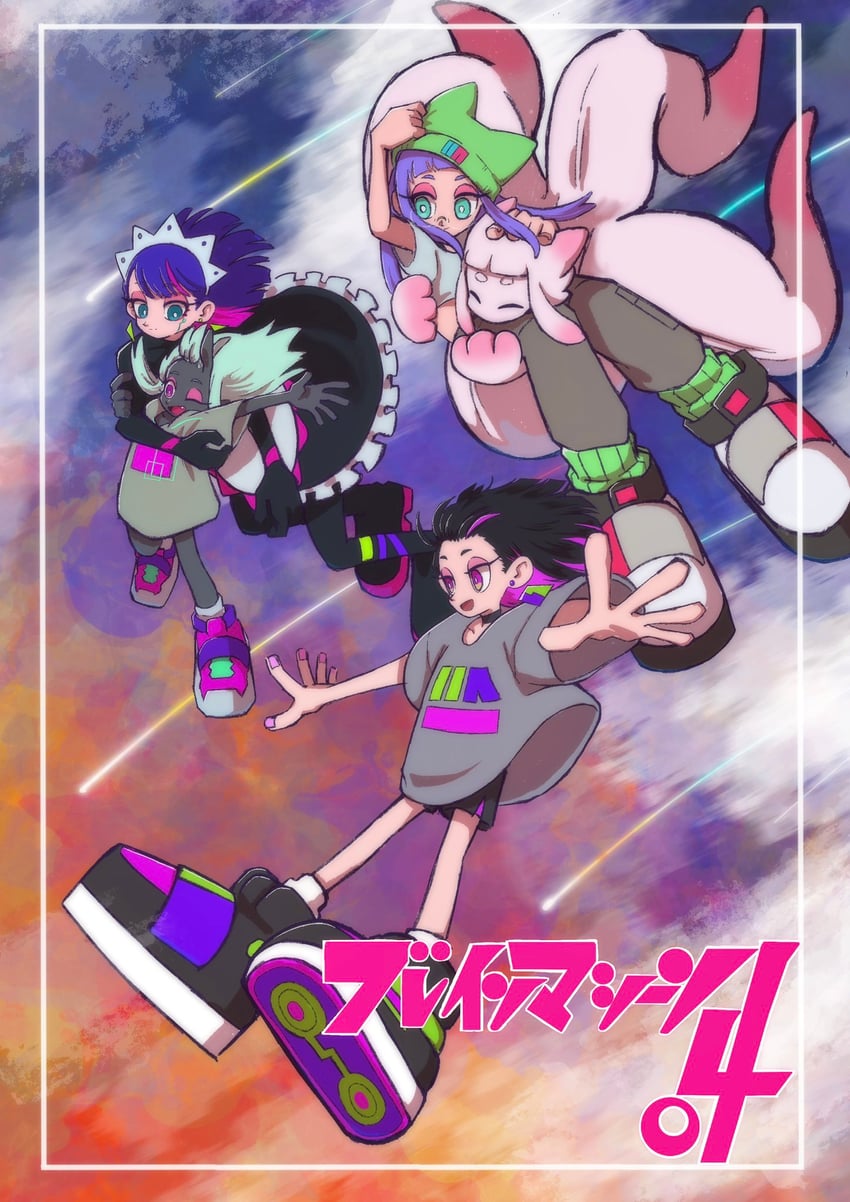 nira-chan, nanashi, and neko (zutto mayonaka de ii no ni and 3 more) drawn by loku