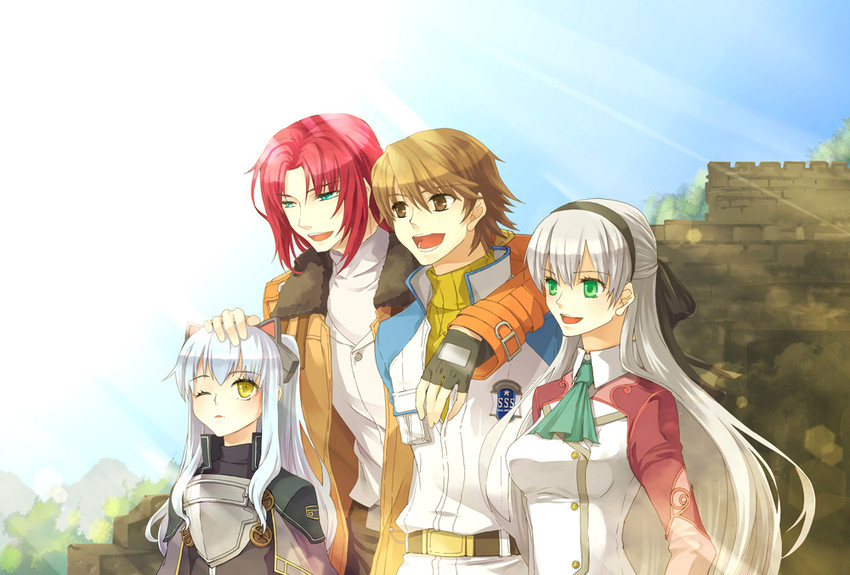 tio plato, elie macdowell, lloyd bannings, and randolph orlando (eiyuu densetsu and 1 more) drawn by park_soyoung