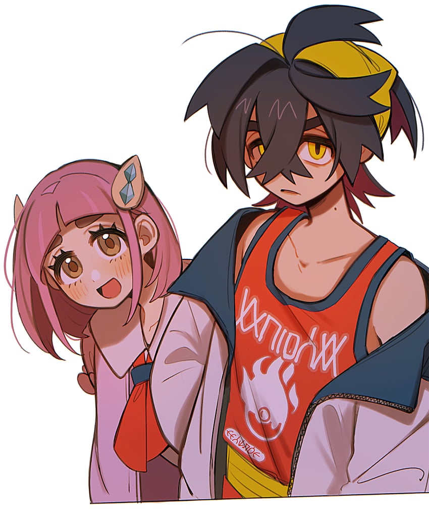 kieran and lacey (pokemon and 1 more) drawn by tisanntisyou
