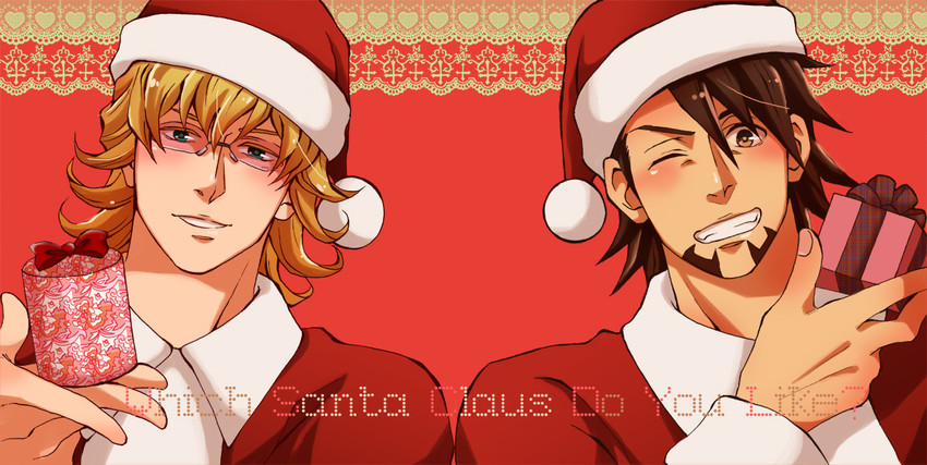 barnaby brooks jr. and kaburagi t. kotetsu (tiger & bunny) drawn by tam_(tam0804)