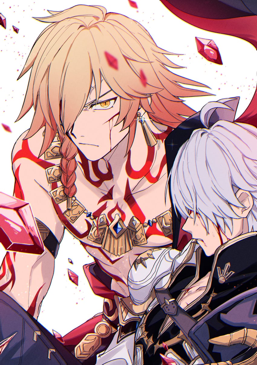 phainon and mydei (honkai and 1 more) drawn by kbutstrhy