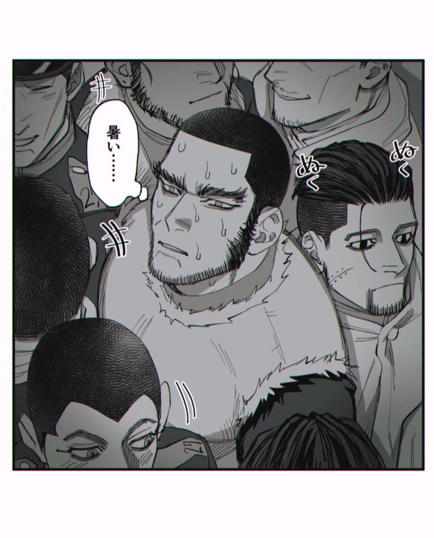 ogata hyakunosuke, tanigaki genjirou, usami tokishige, rikimatsu ariko, and kikuta mokutaro (golden kamuy) drawn by jo_tuesday19