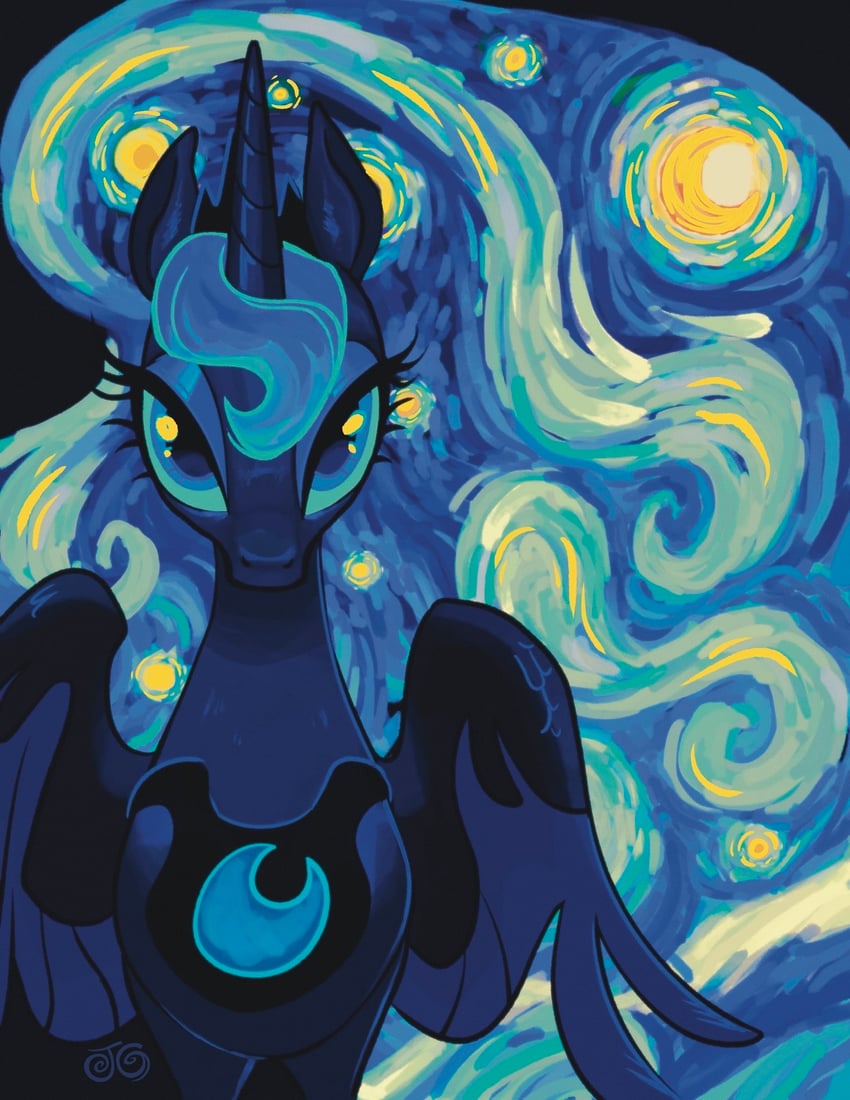 princess luna (my little pony and 2 more) drawn by janegumball