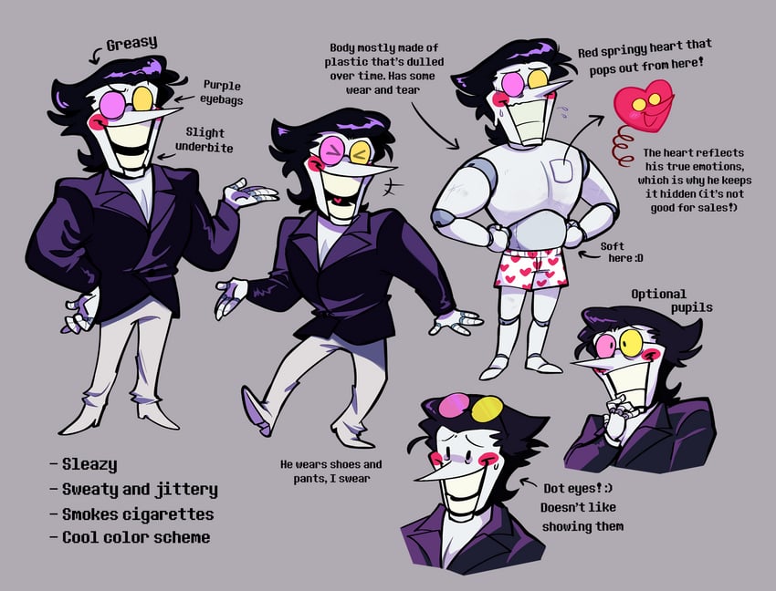 spamton g. spamton (deltarune) drawn by colliholly