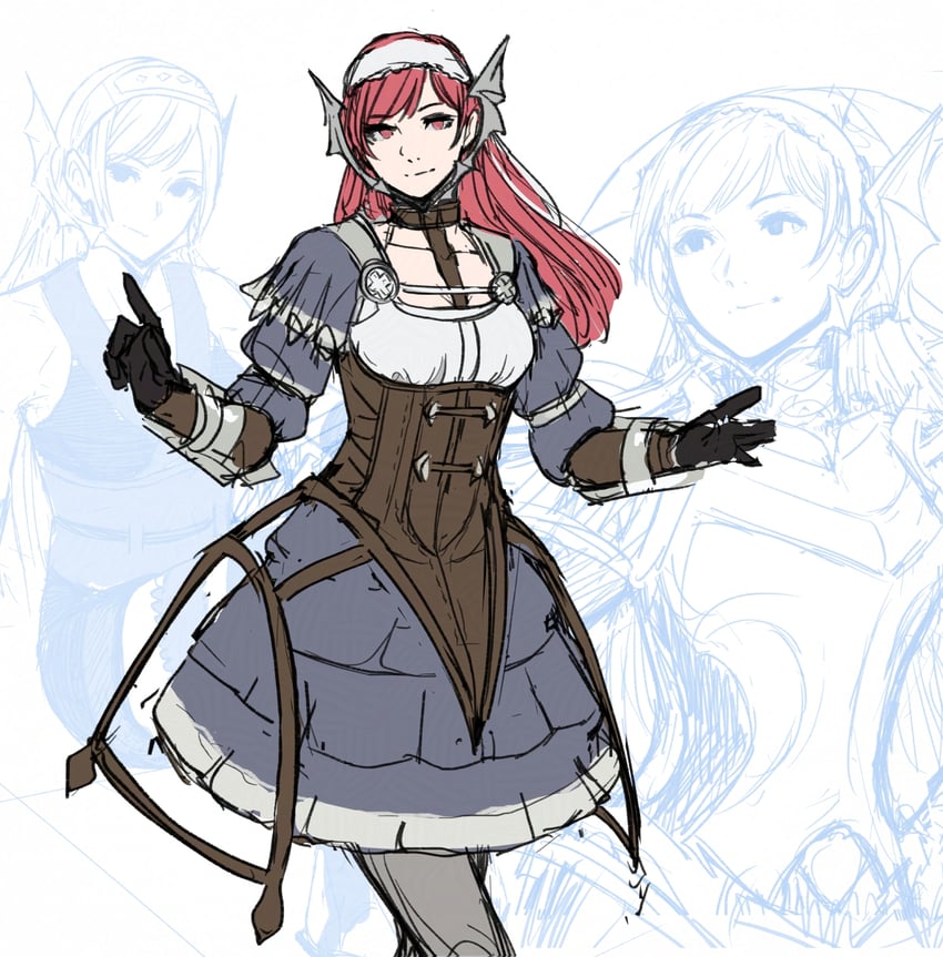 cherche (fire emblem and 1 more) drawn by lynarc