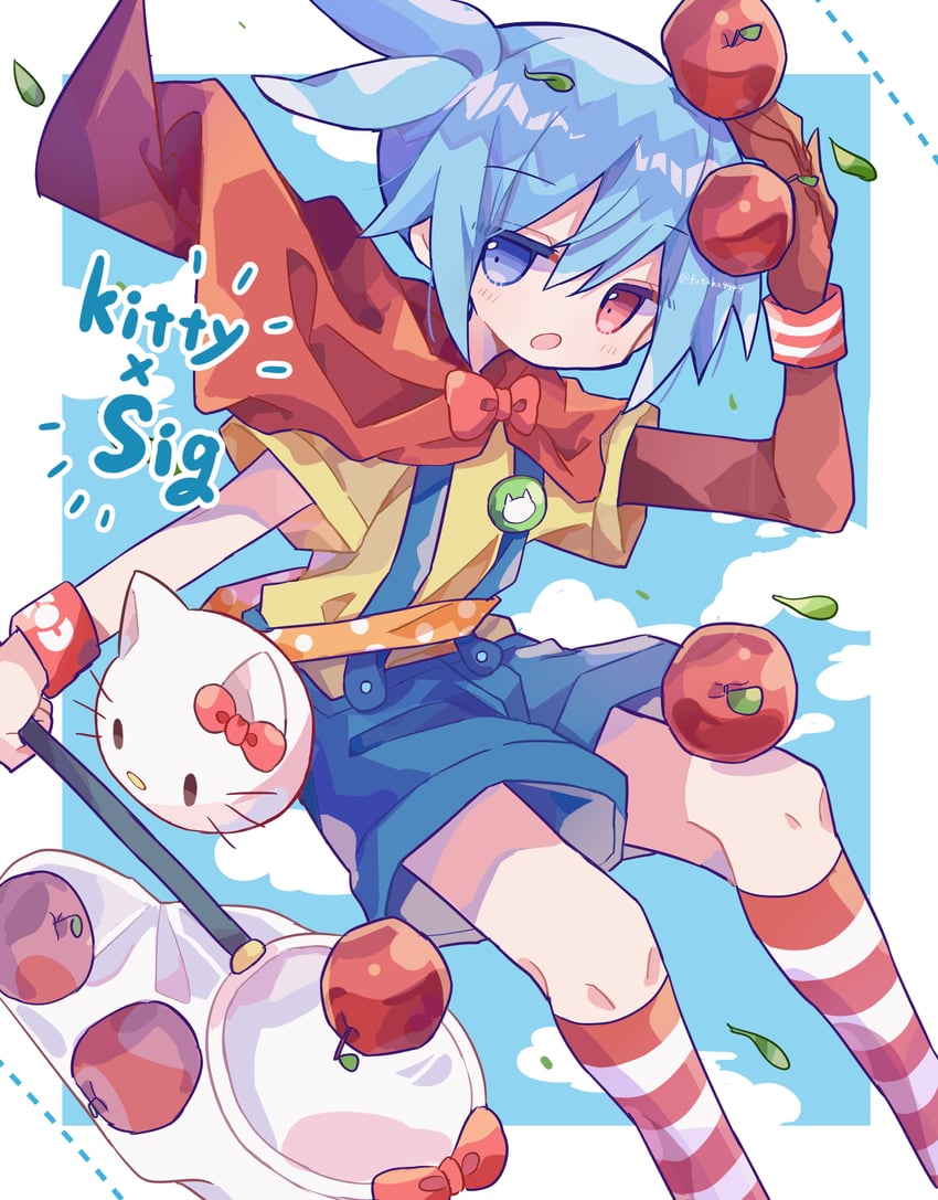 hello kitty and sig (sanrio and 2 more) drawn by futaba969649
