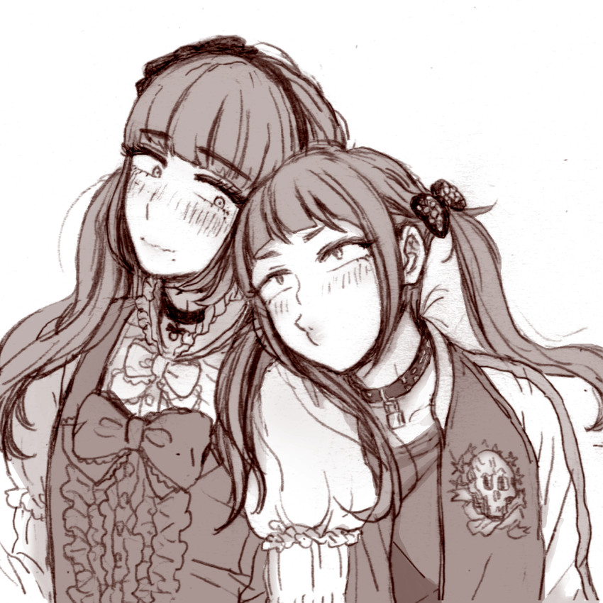 arisa and tomo (original) drawn by yuki_touko