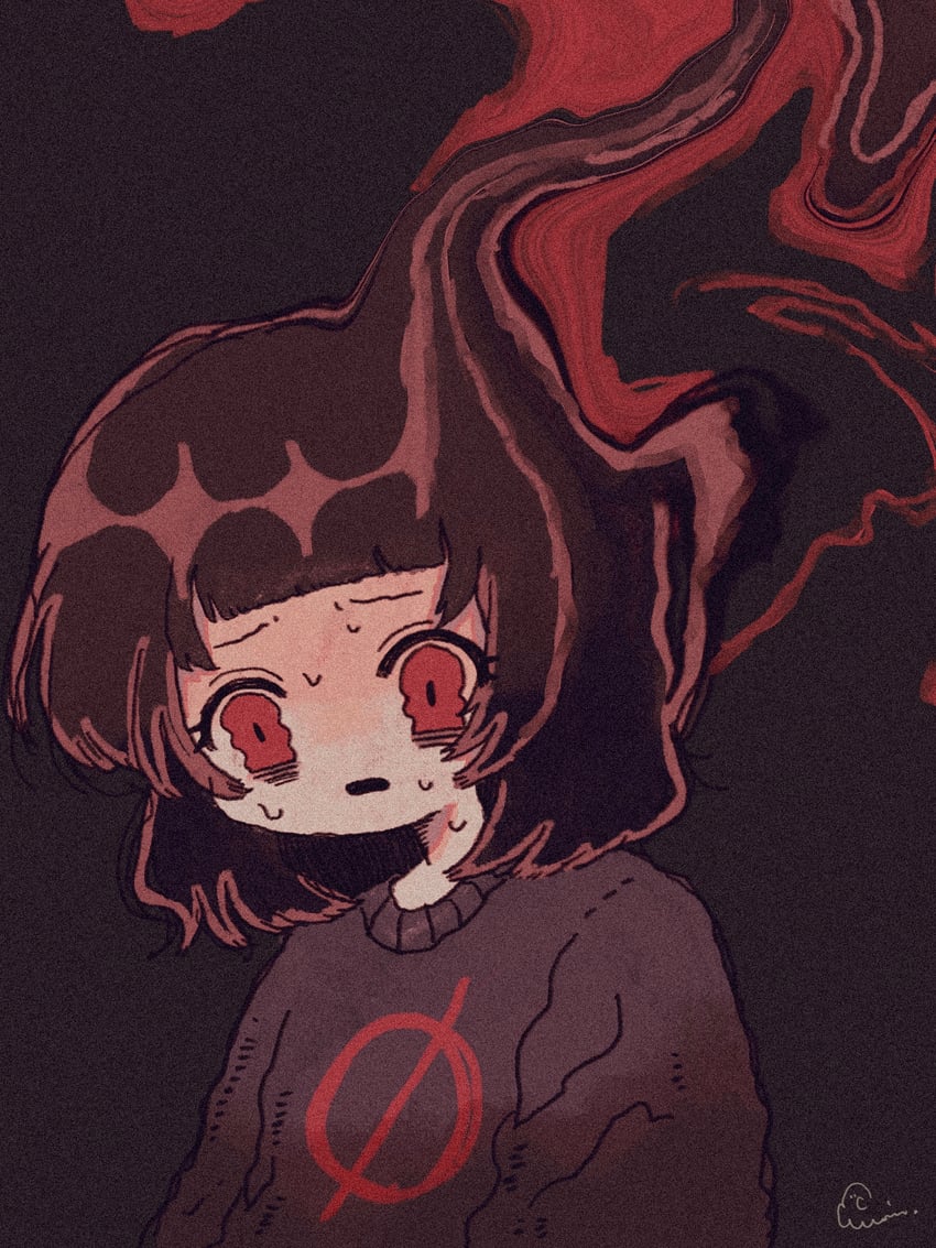 milk-chan (milk inside a bag of milk inside a bag of milk) drawn by knmntn