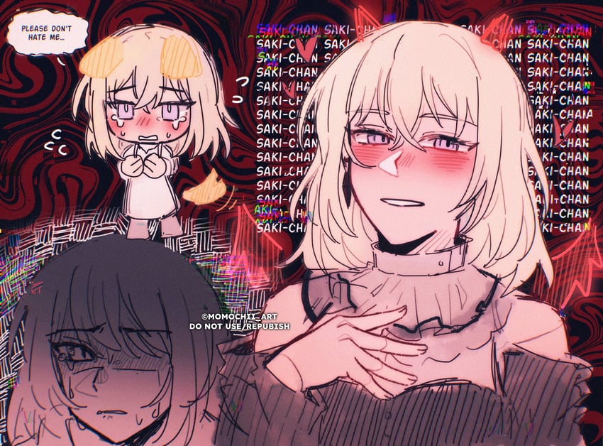 misumi uika and doloris (bang dream! and 1 more) drawn by momochii_art