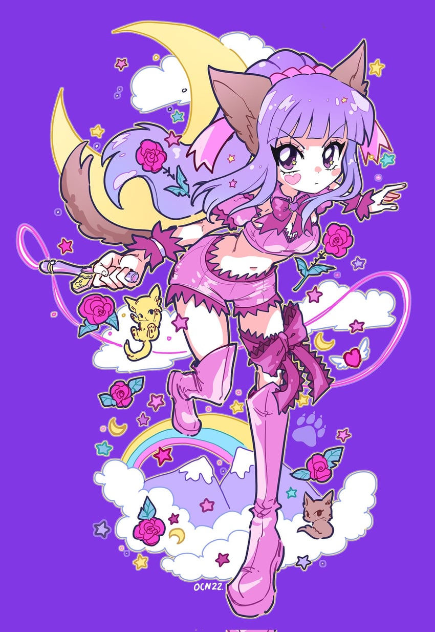 fujiwara zakuro and mew zakuro (tokyo mew mew and 1 more) drawn by oceaninspace