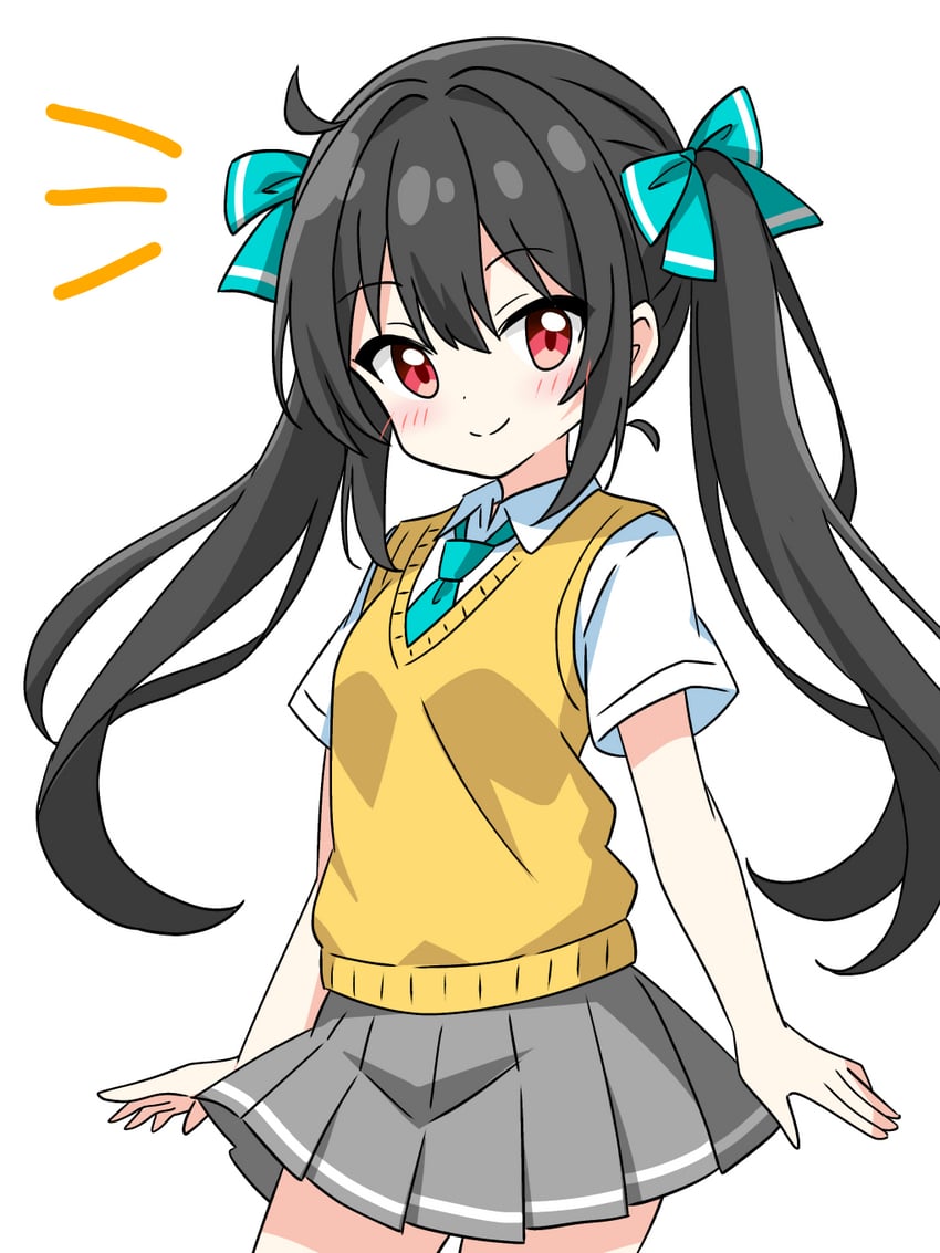 black-haired twintail girl (original) drawn by kotatsu-mazoku