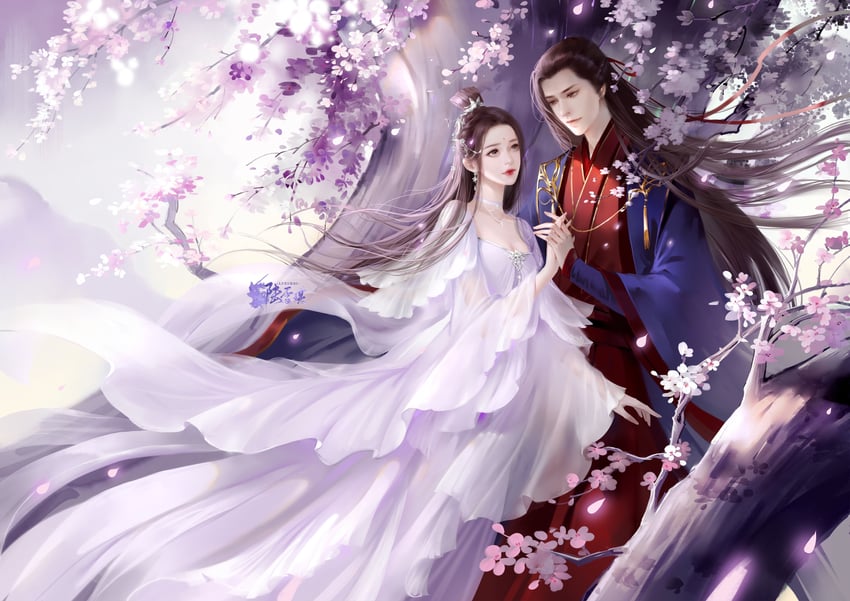 lu xueqi and zhang xiaofan (zhu xian) drawn by lu_xueqi_tongren_ye