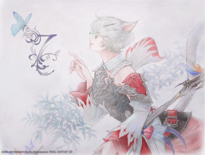 warrior of light and white mage (final fantasy and 1 more) drawn by namae_ayumi