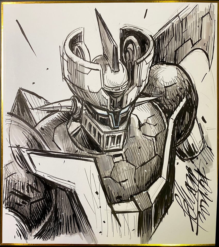 mazinger z (mazinger and 2 more) drawn by felix_ip