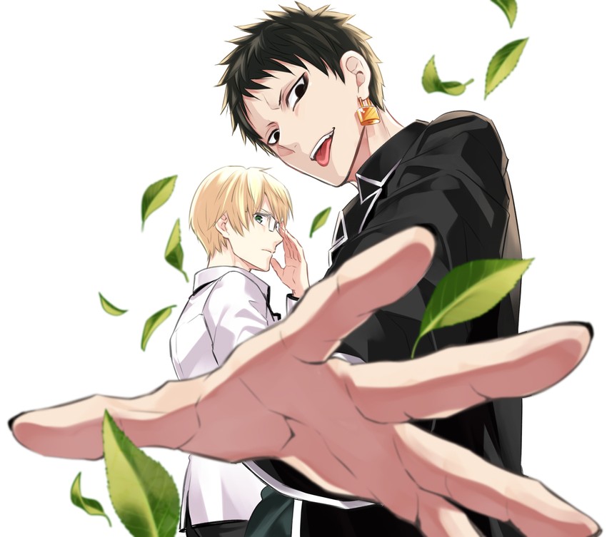 scott fold and chizuru maru (kishuku gakkou no juliet) drawn by natsupa