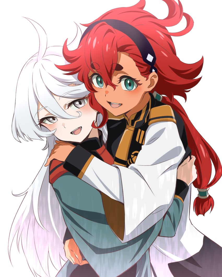 suletta mercury and miorine rembran (gundam and 1 more) drawn by nakahira_guy