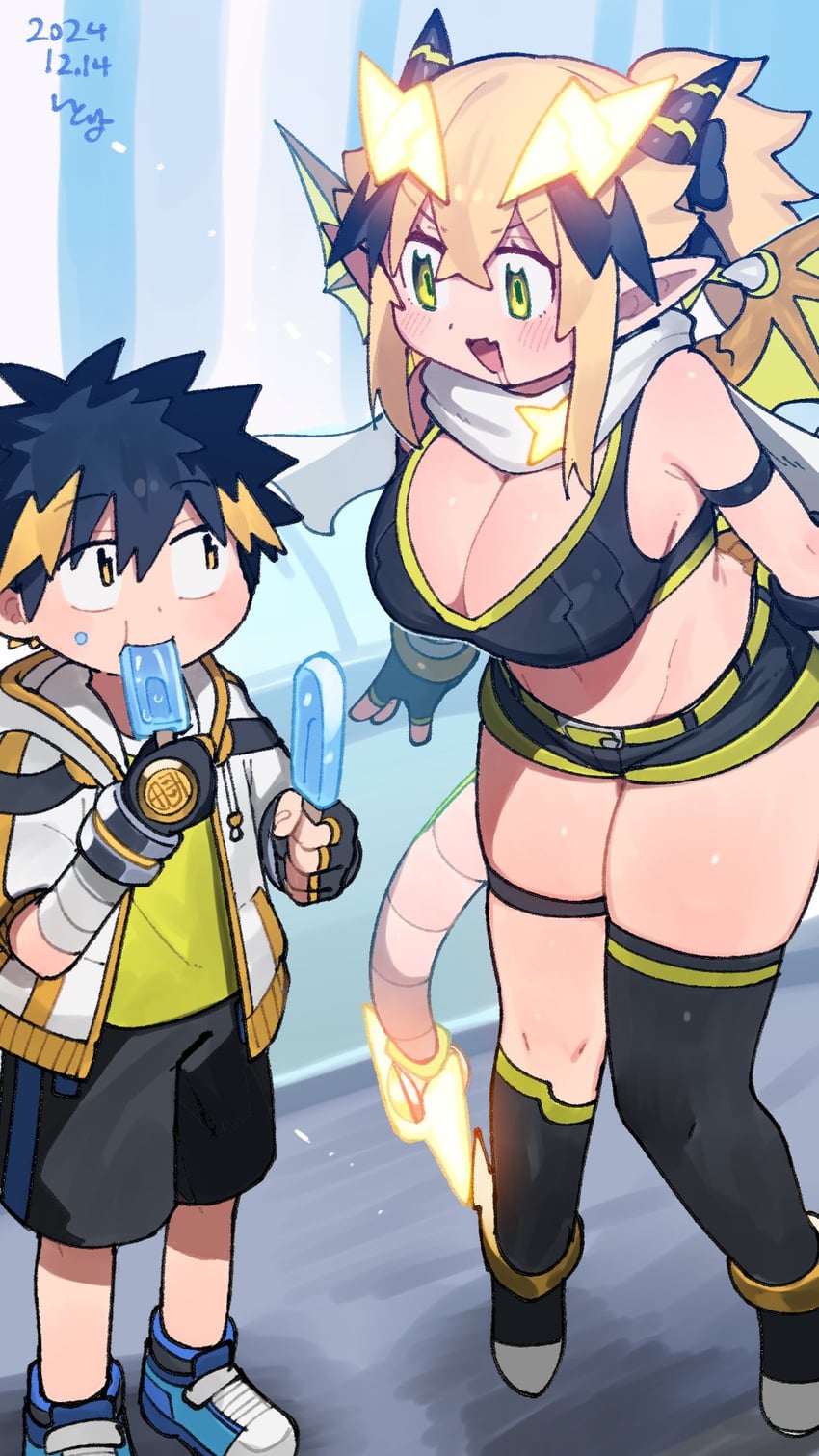 san-chan and nakamura yuto (raisei no ryu tsukai) drawn by itoriyo
