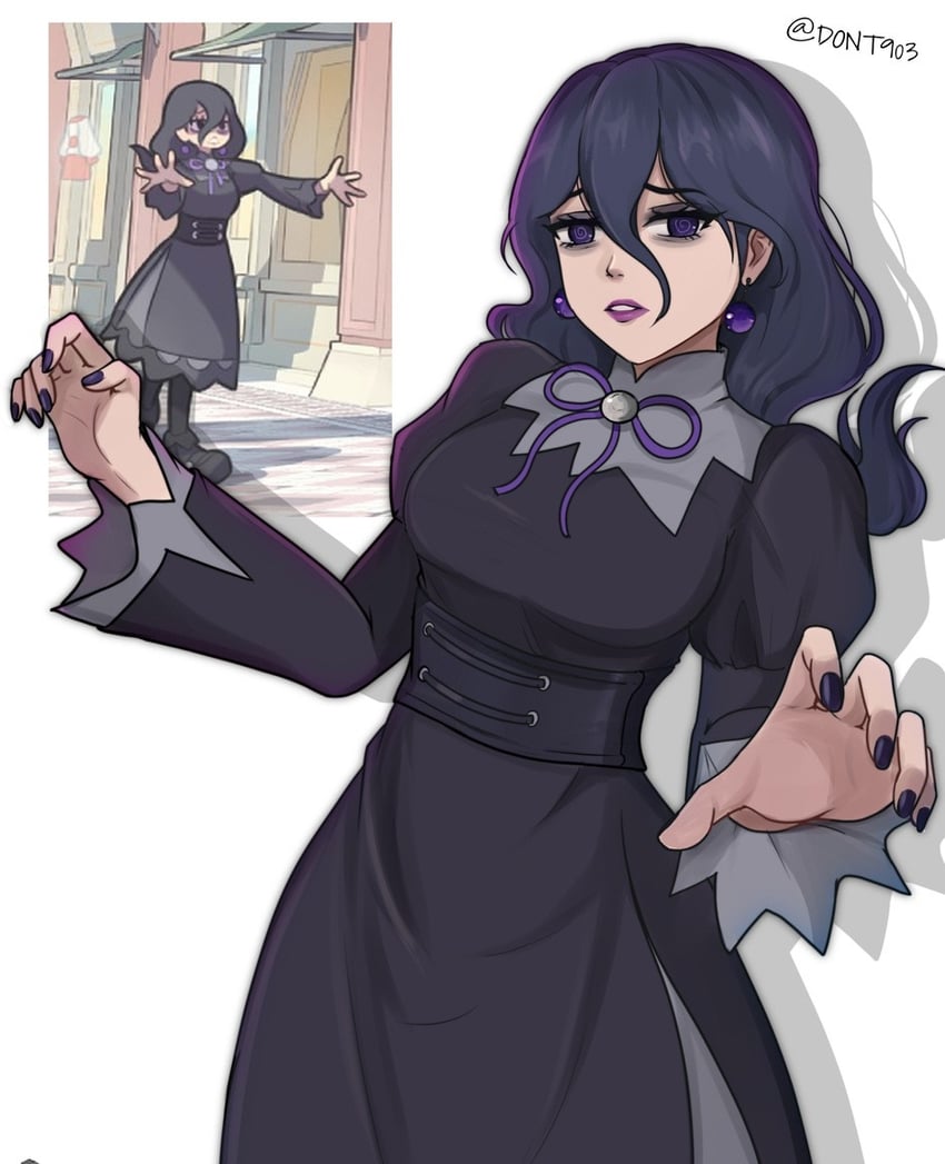hex maniac (pokemon and 1 more) drawn by dont903
