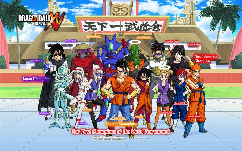 mirai senshi and reenisia (dragon ball and 1 more)