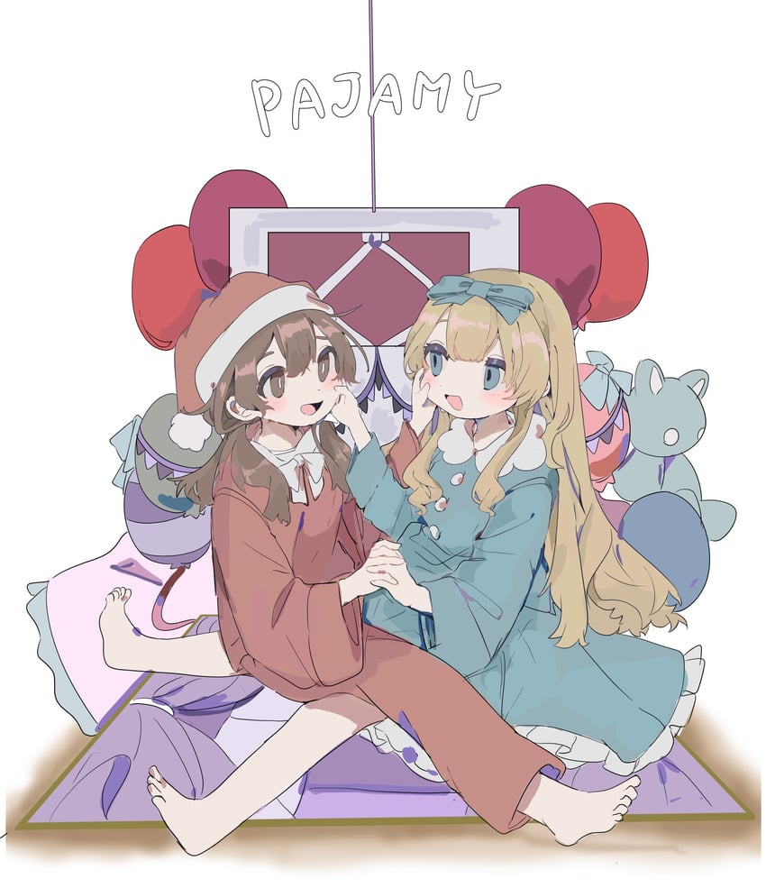 pajamy (vocaloid and 2 more) drawn by nomi_mushi