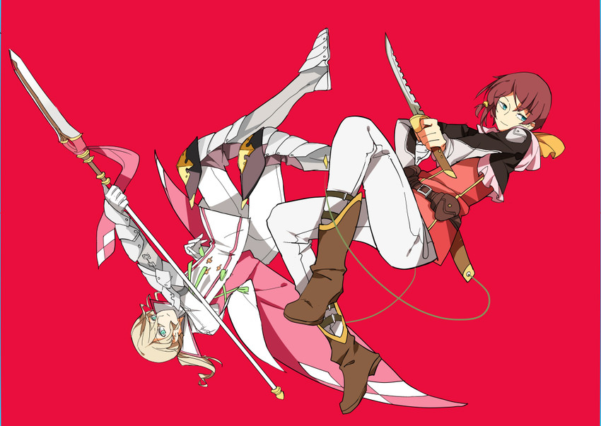alisha diphda and rose (tales of and 1 more) drawn by yanzhan