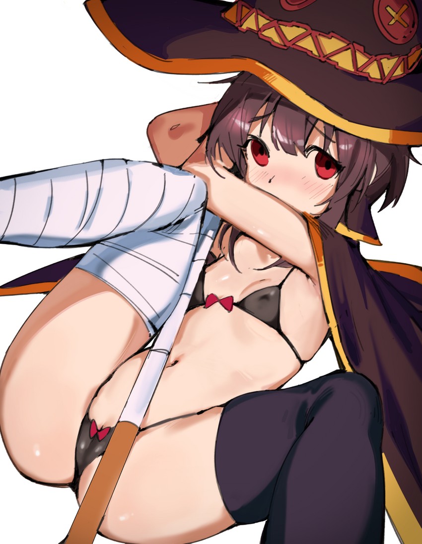 megumin (kono subarashii sekai ni shukufuku wo!) drawn by roropull