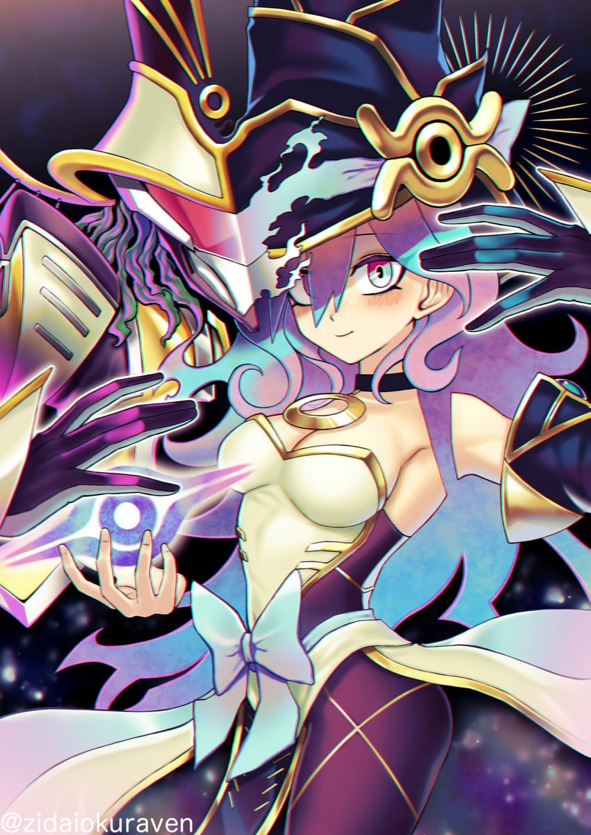 nightmare apprentice and nightmare magician (yu-gi-oh!) drawn by zidai_okuraven
