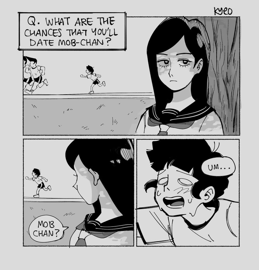 kageyama shigeo and takane tsubomi (mob psycho 100) drawn by kyokyeo