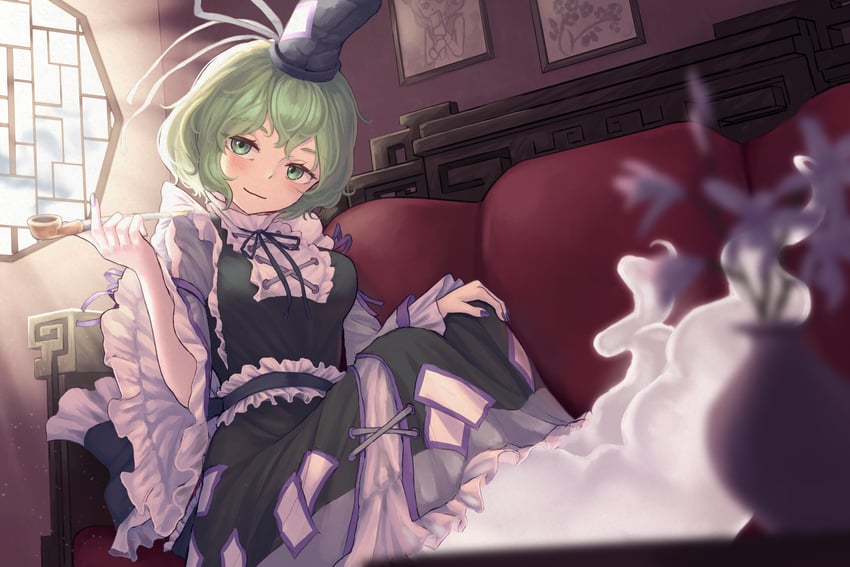 toyosatomimi no miko and soga no tojiko (touhou) drawn by pygrenix