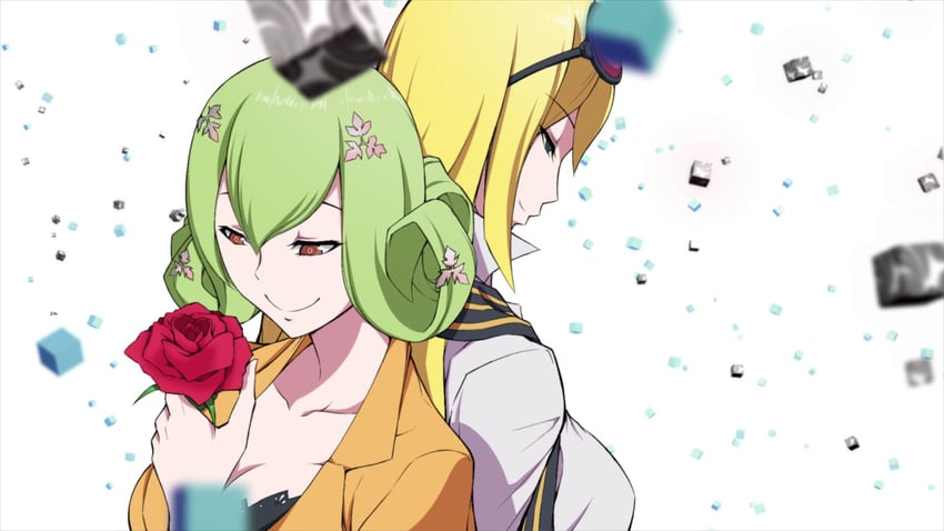 kuremi kyouko and kishibe rie (digimon and 2 more) drawn by drash