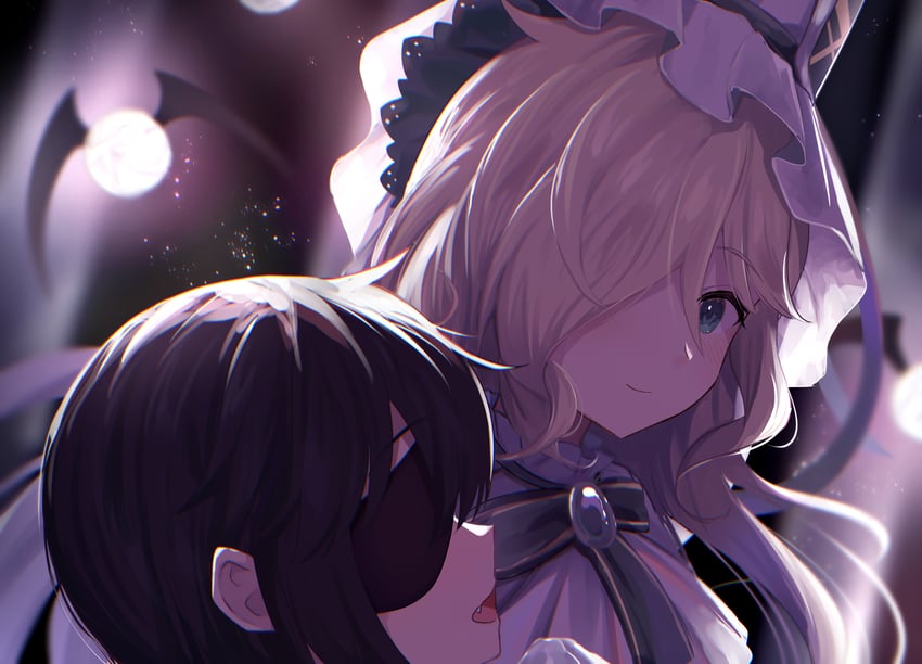 mikuni oriko and kure kirika (mahou shoujo madoka magica and 1 more) drawn by suzugahama