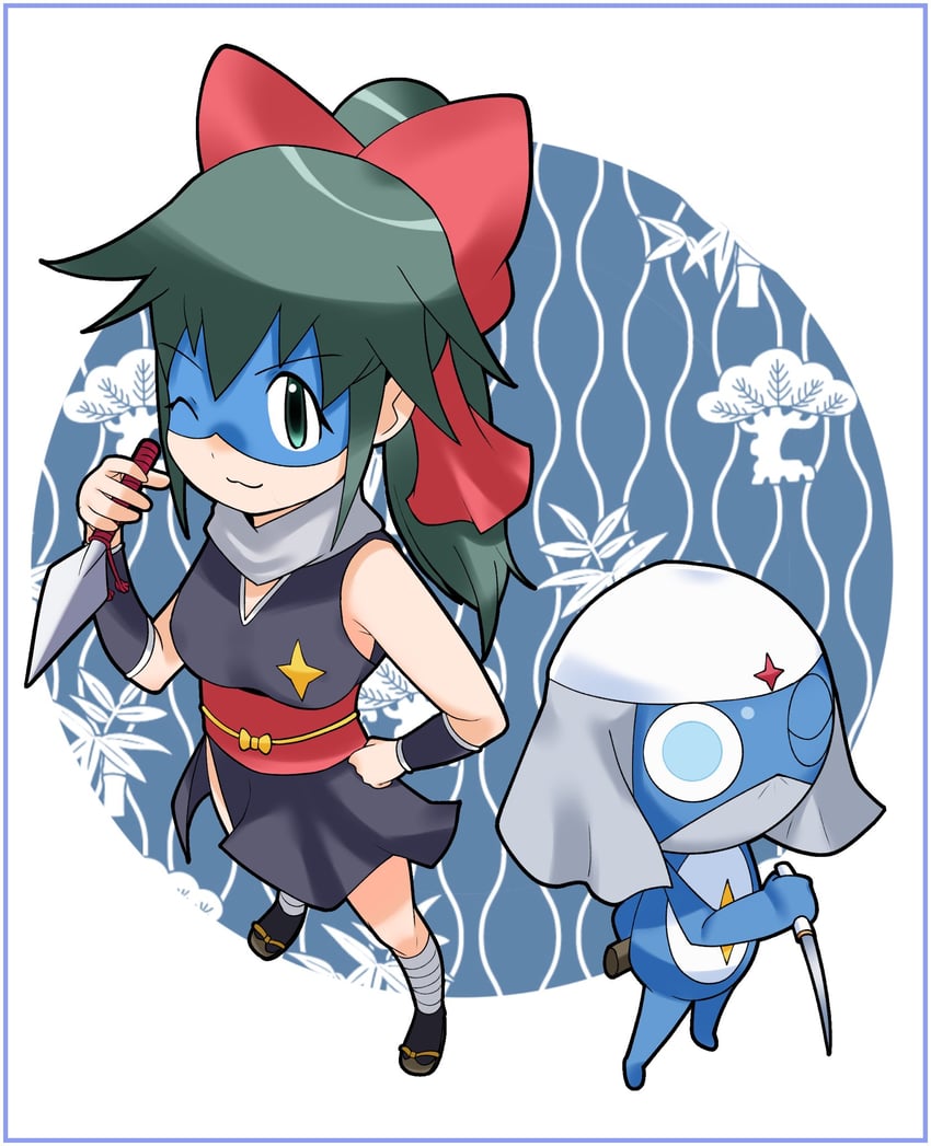 azumaya koyuki and dororo (keroro gunsou) drawn by cats_yone