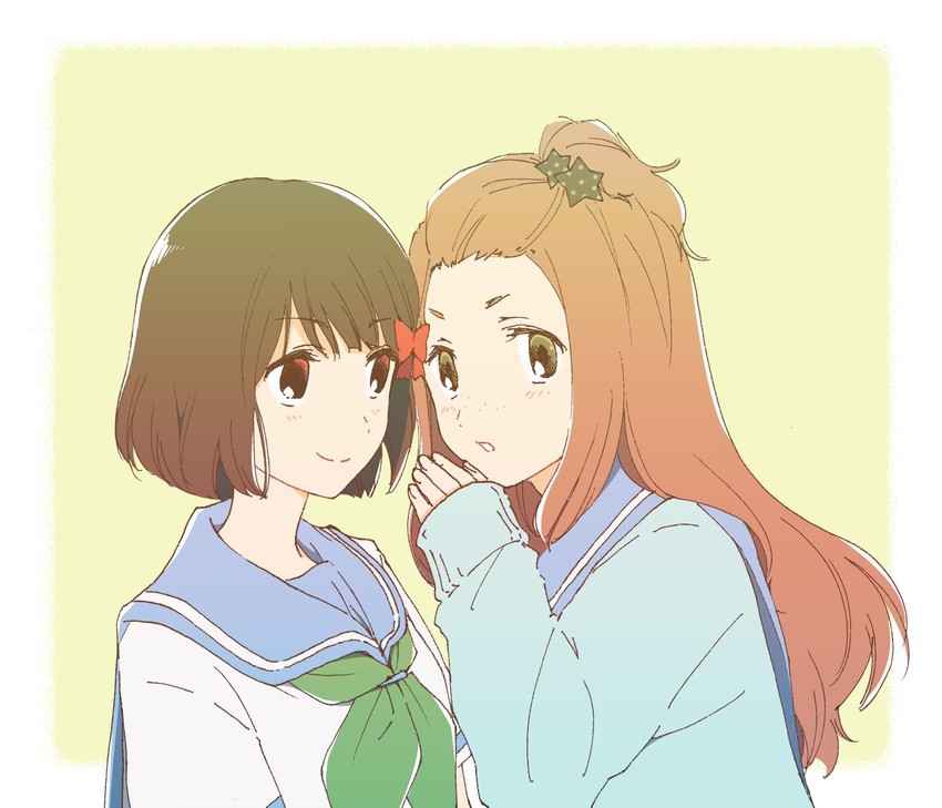 hisaishi kanade and kenzaki ririka (hibike! euphonium and 2 more) drawn by 1kudamo1