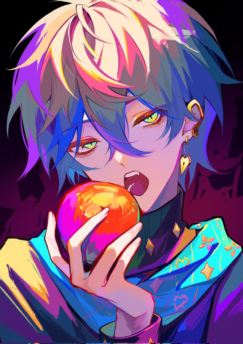 ike eveland (nijisanji and 1 more) drawn by zhihuzheyejiuye