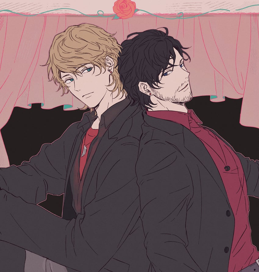 clive rosfield and joshua rosfield (final fantasy and 1 more) drawn by riri0114