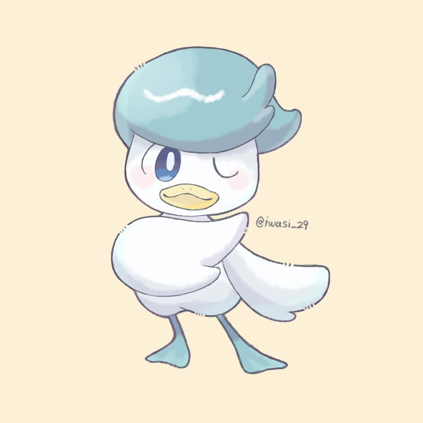 quaxly (pokemon) drawn by iwasi_29