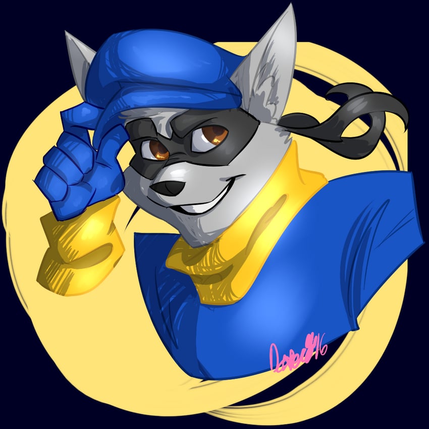 sly cooper (sly cooper) drawn by thedexterminator