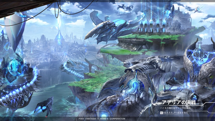 pixiv fantasia and 1 more drawn by xian_yueyueyue