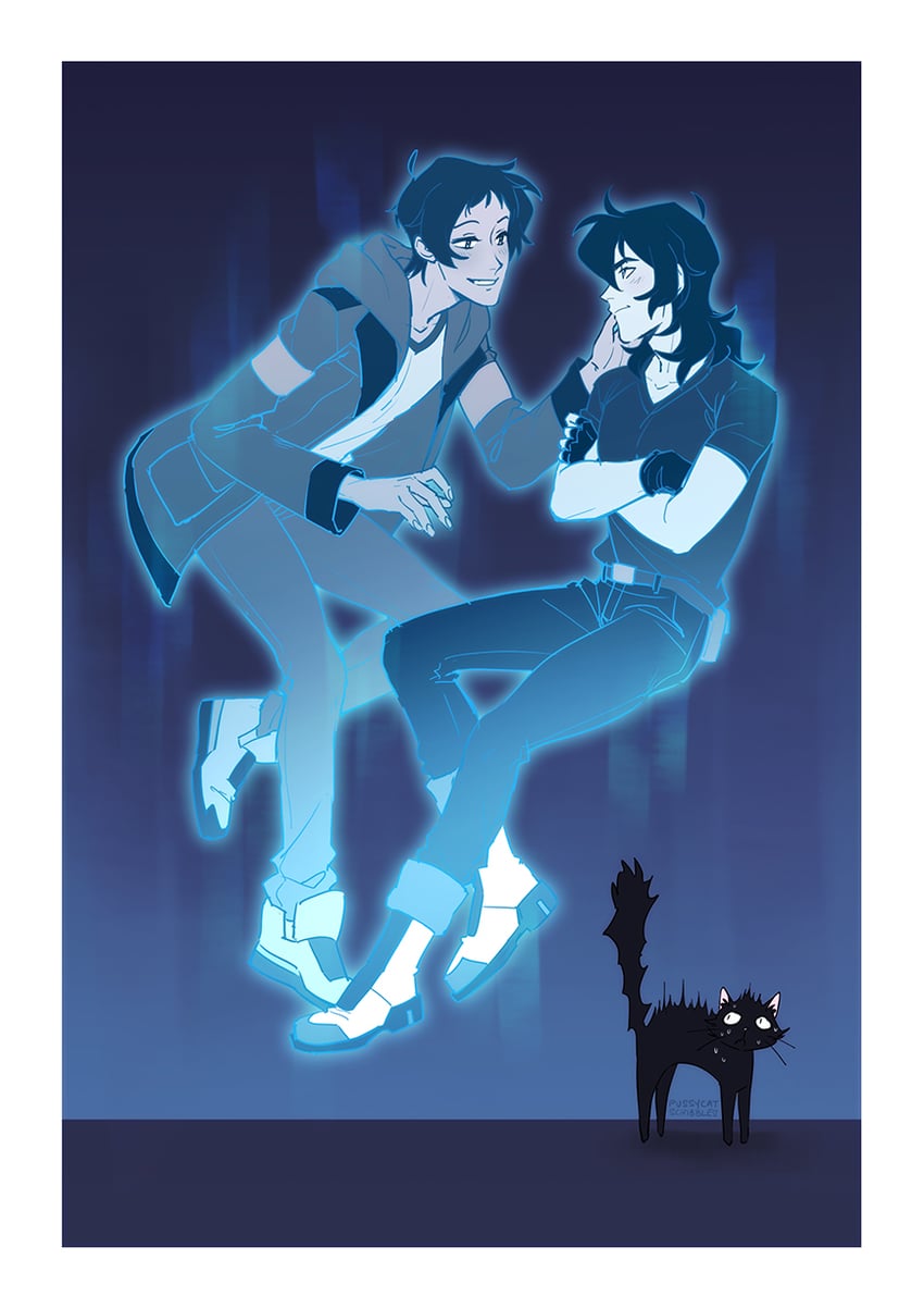 keith and lance (voltron and 1 more) drawn by eflunn_(emilylunn)
