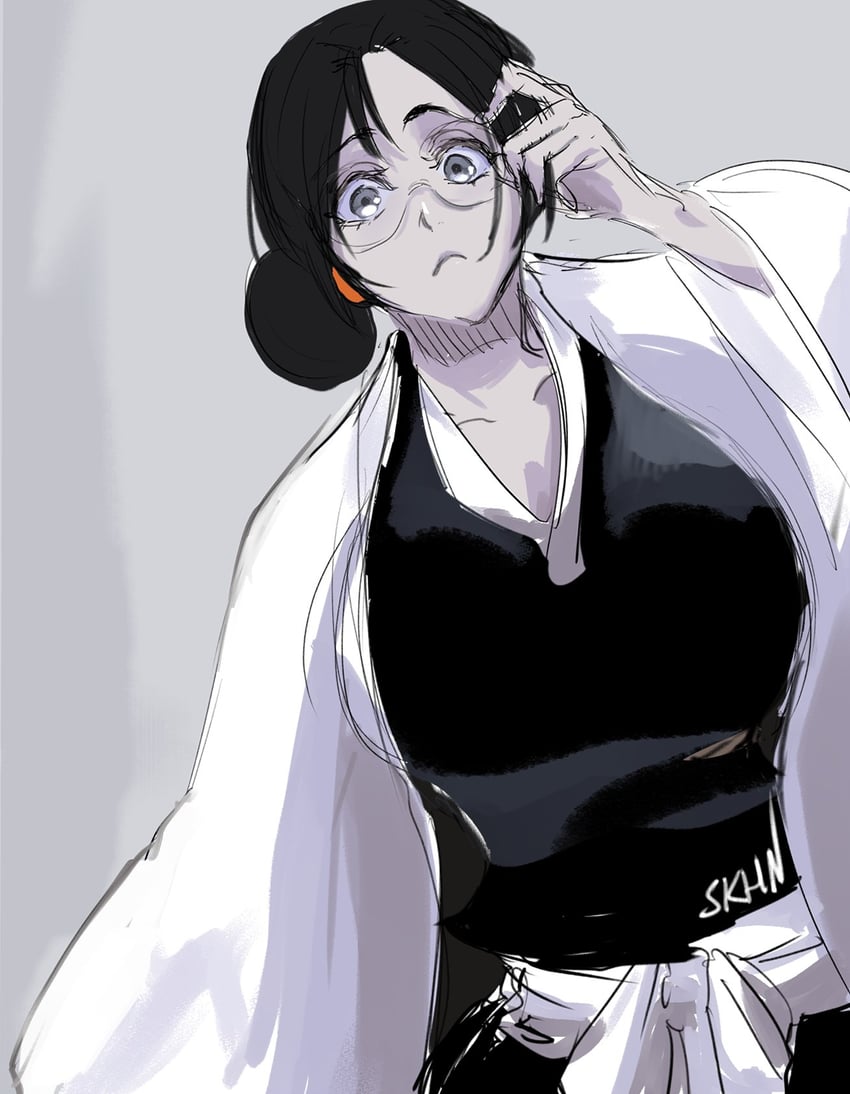 katori batsuunsai (bleach and 1 more) drawn by sekihan_(6kihan)