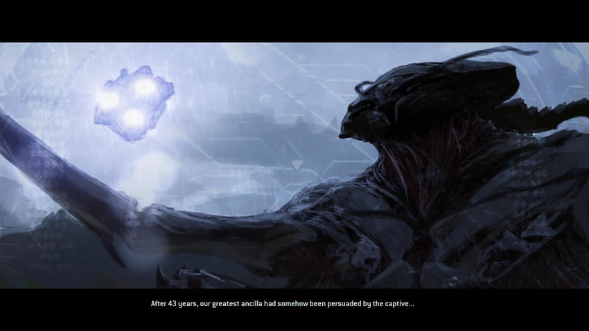 primordial and 032 mendicant bias (halo) drawn by rythayze