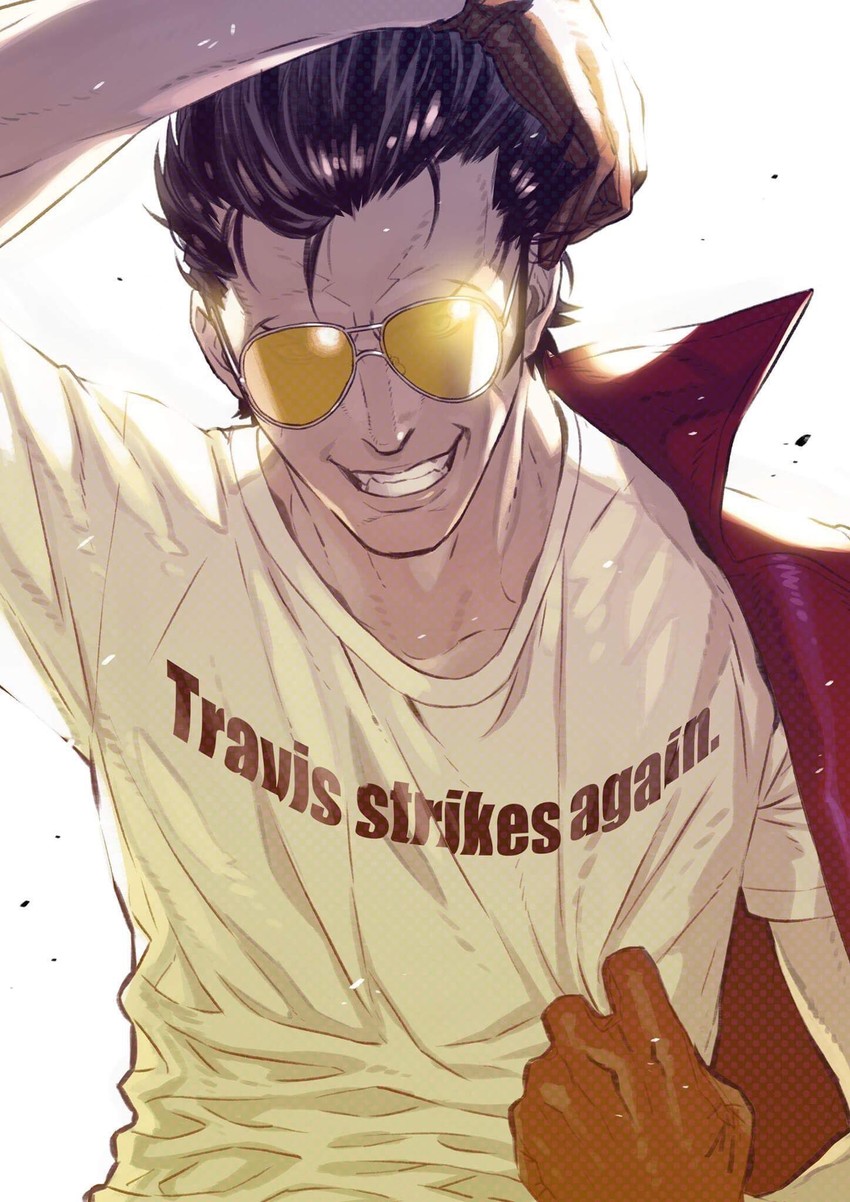 travis touchdown (no more heroes and 1 more) drawn by kozaki_yuusuke
