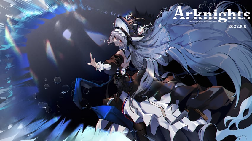 specter and specter the unchained (arknights) drawn by liuyun_baihua